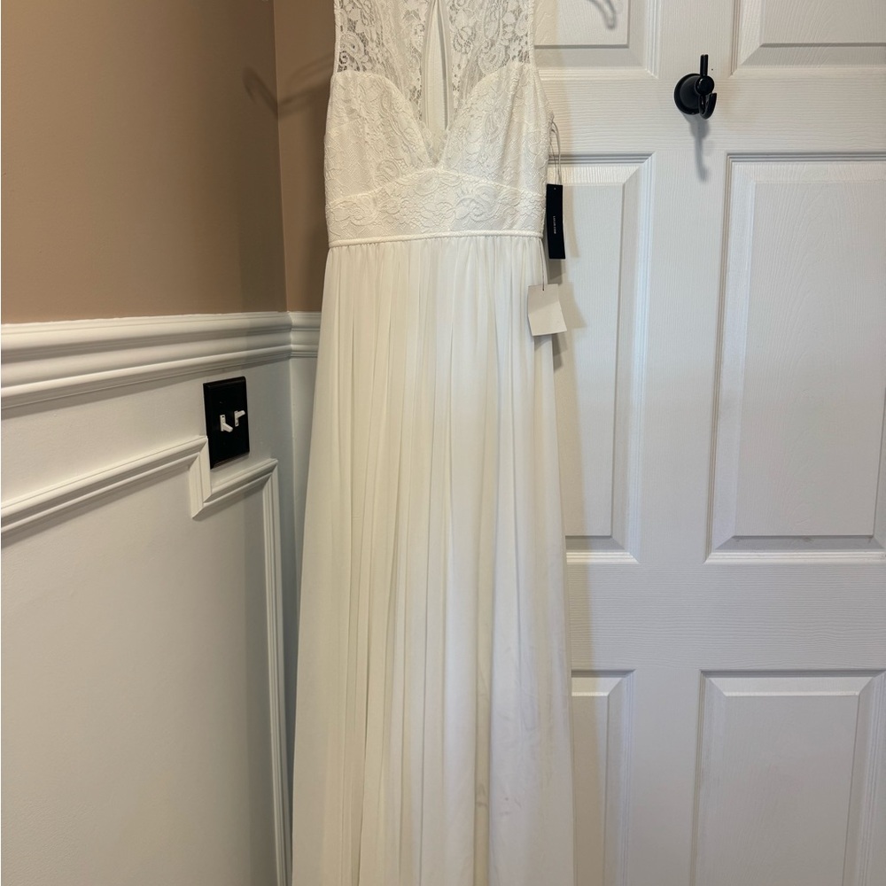 Lulu's Ivory Lace Dress